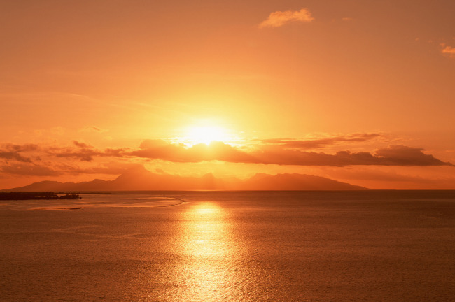 夕阳 太阳下山