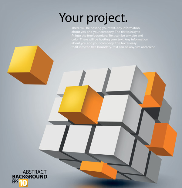 3D立体几何图形模板下载(图片编号:11784662