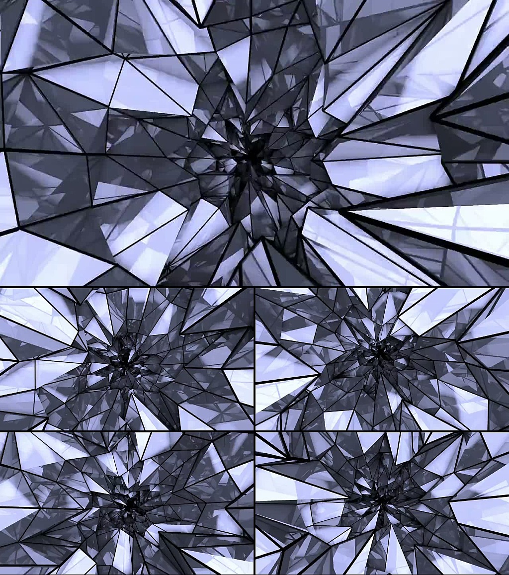 三角玻璃质感循环视频模板下载(图片编号:117