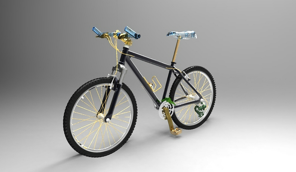 3D自行车模型模板下载(图片编号:11802688)_