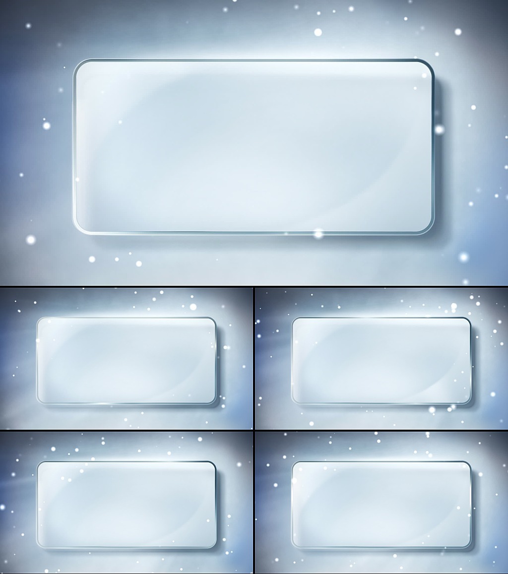 晶莹剔透玻璃质感背景动态视频高清下载模板下