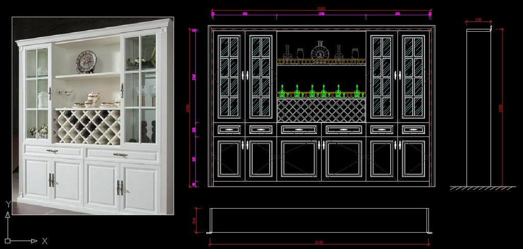 实木酒柜模板下载(图片编号:11815033)_CAD图纸_室内装饰|无框画|背景墙_我图网weili.ooopic.com