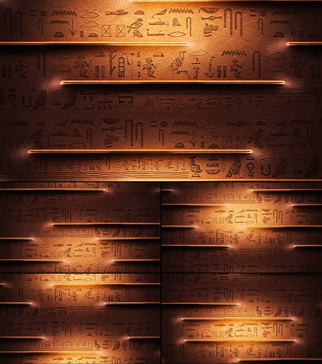 古埃及语言文字图案高清视频下载模板下载(图