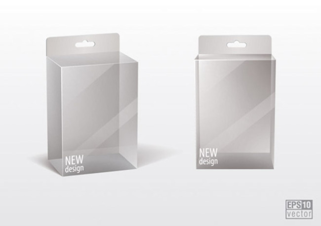 透明塑料包装盒模板下载(图片编号:11828915