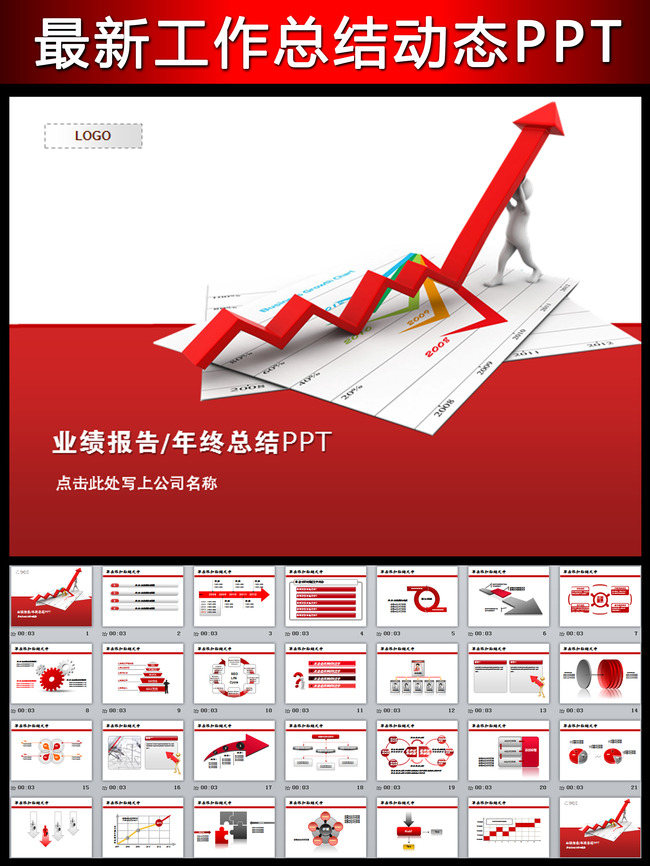 银行金融市场销售年终总结汇报动态PPT模板下