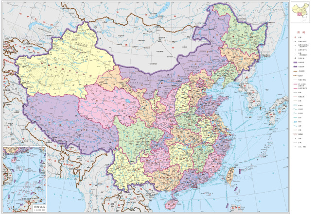 最新高清中国地图模板下载(图片编号:1187652