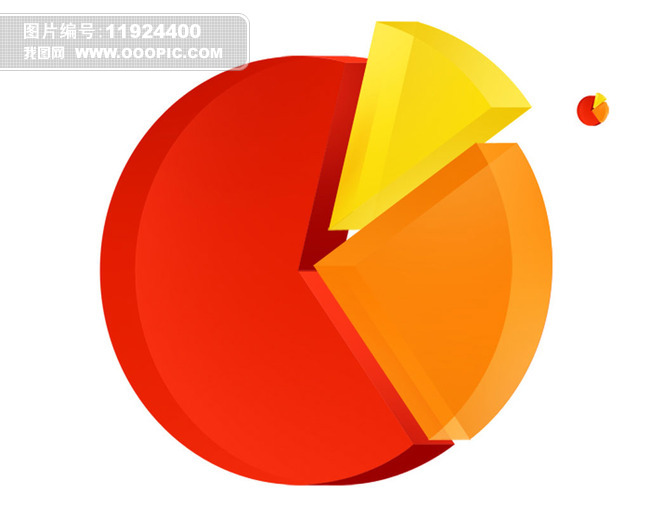 3D饼状百分比示意图模板下载(图片编号:11924400)_UI设计|界面_网页设计模板_我图网weili.ooopic.com