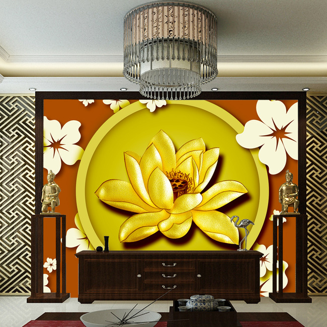 【本作品下载内容为:"3D立体彩雕晶雕金色荷花电视背景墙"模板,其他内容仅为参考,如需印刷成实物请先认真校稿,避免造成不必要的经济损失。】 【注意】作品授权不包含作品中使用到的字体和摄影图,下载作品后请自行替换。 【声明】未经权利人许可,任何人不得随意使用本网站的原创作品(含预览图),否则将按照我国著作权法的相关规定被要求承担最高达50万元人民币的赔偿责任。