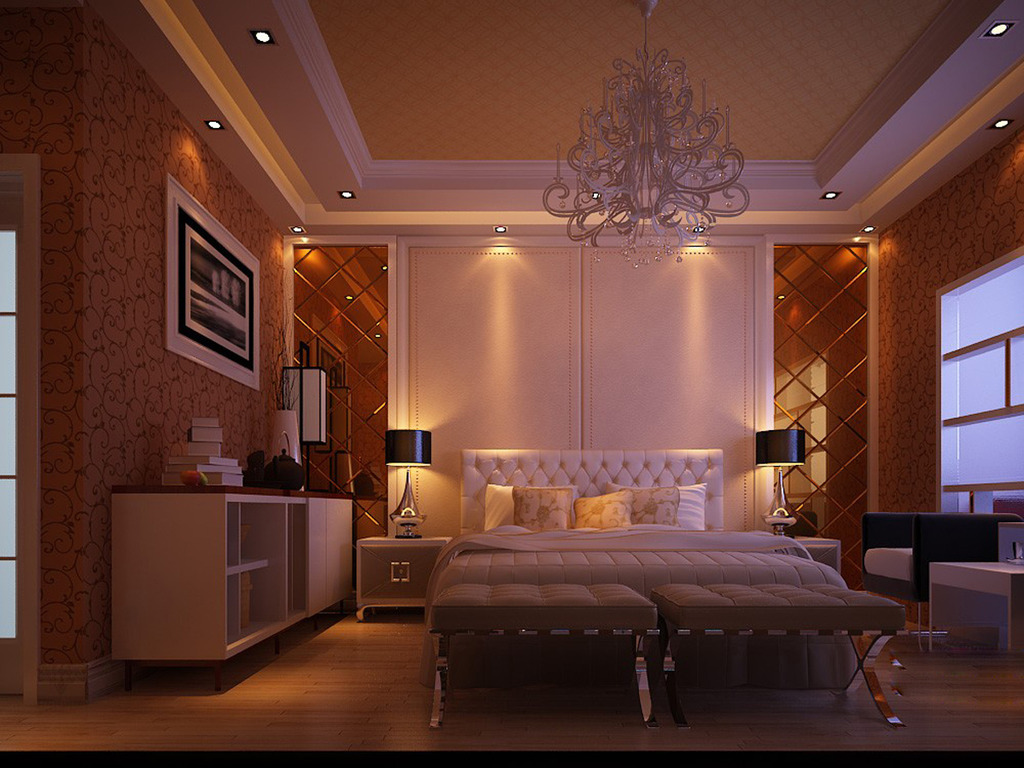 效果图 卧室/欧式卧室效果图3D模型