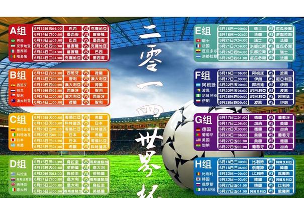2014年世界杯小组图片模板下载(图片编号:119