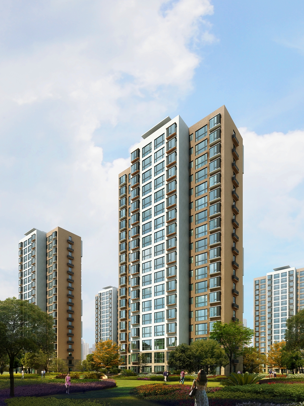 tf210高层住宅最新外立面效果