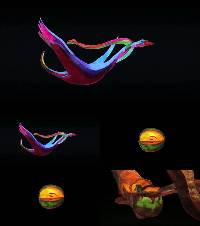 RNB玫瑰天鹅歌曲led背景模板下载(图片编号:1