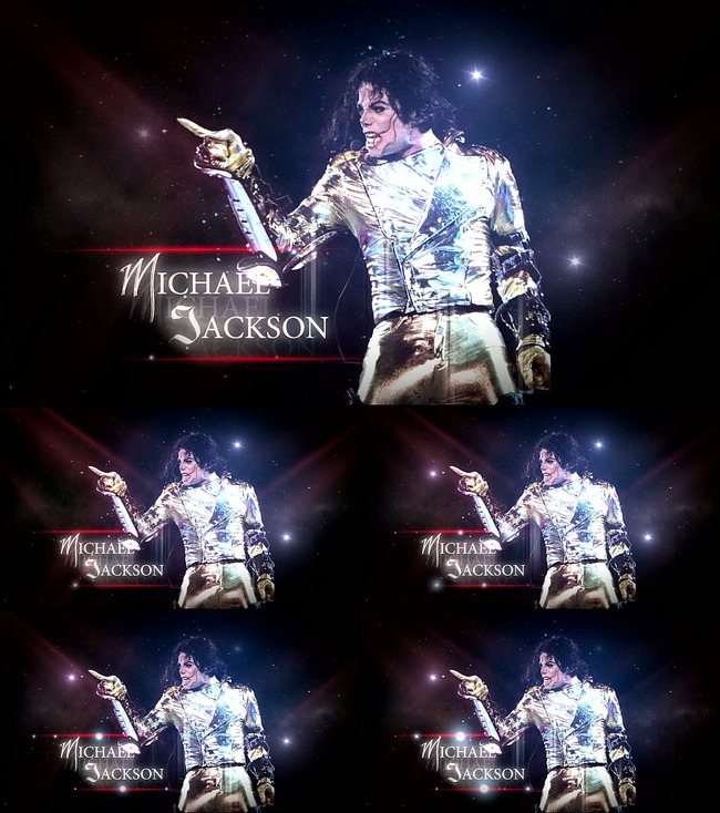怀念MJ迈克尔杰克逊动态背景模板下载(图片编