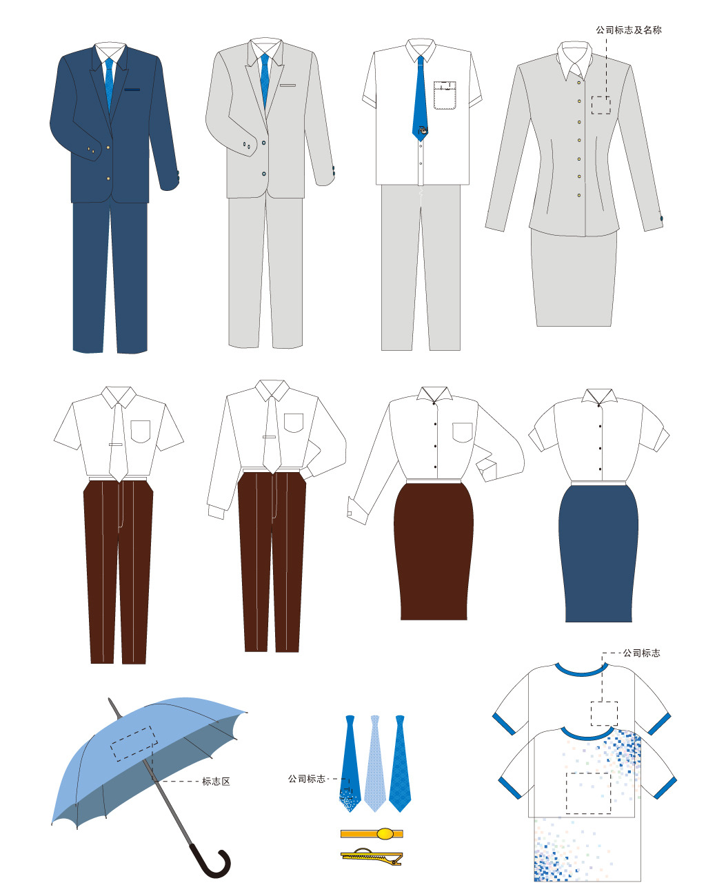 服装vi模板系列AI格式模板下载(图片编号:12001689)_常规版型设计_服装版型设计_我图网weili.ooopic.com