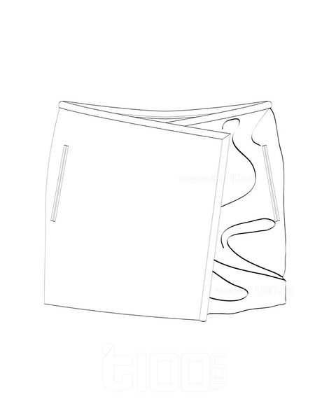 女装<em>短裤手绘</em>设计模板下载(图片编号:1200825