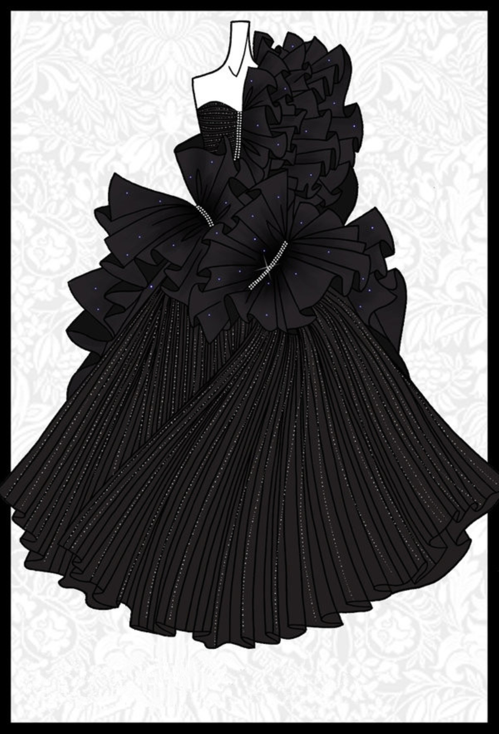 婚纱设计手稿模板下载(图片编号:12011480)_裙装设计_女装设计_我图网weili.ooopic.com