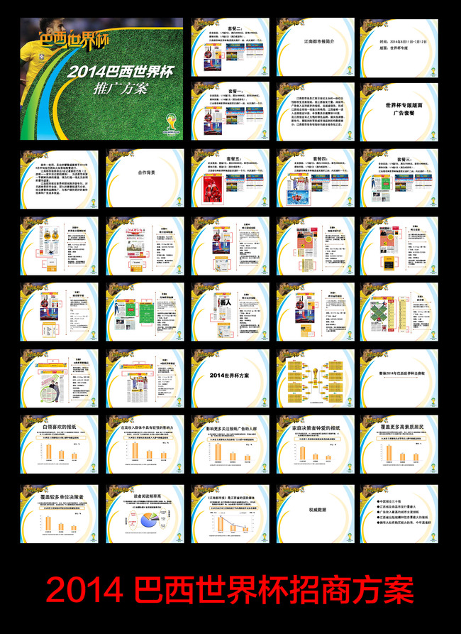 2014巴西世界杯招商方案模板下载(图片编号:1