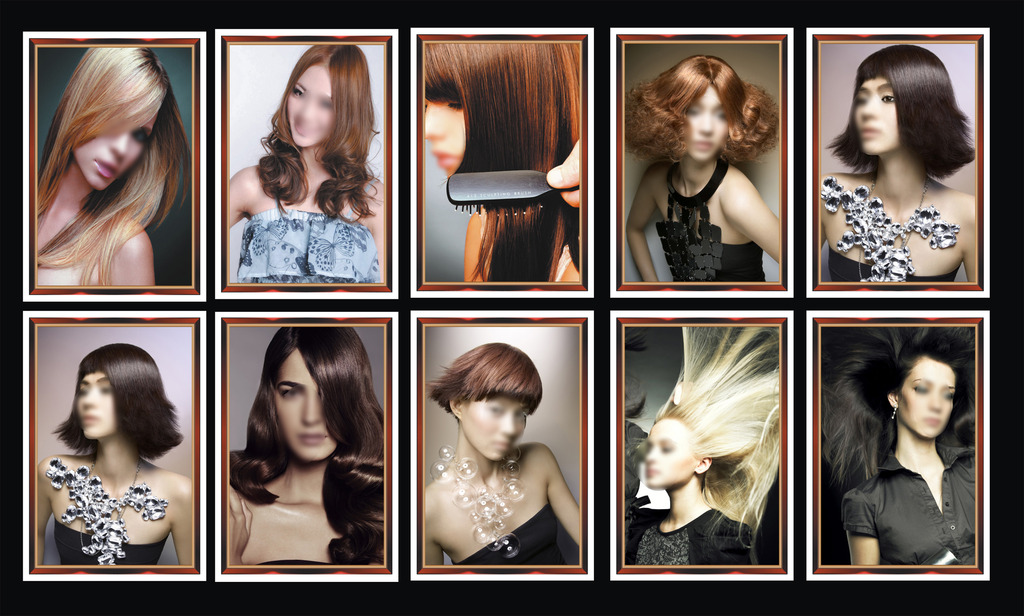 发型图片+美发海报+理发店海报