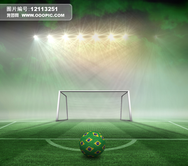 2014巴西世界杯足球场背景图片素材(图片编号