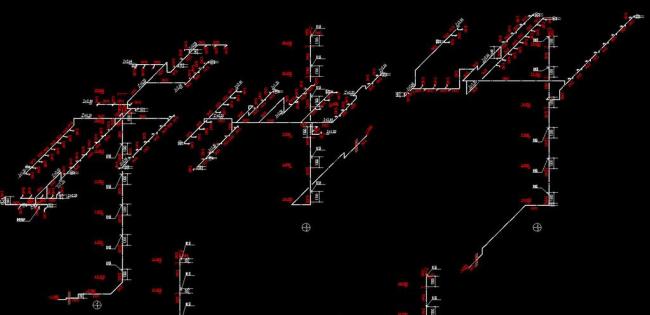 教学楼 冷水给水系统图图片模板下载(图片编号