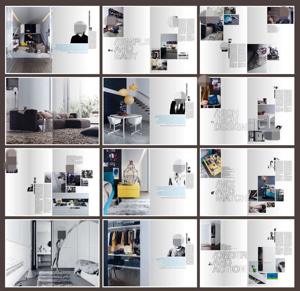 家具家装家居企业产品宣传画册设计模版模板下