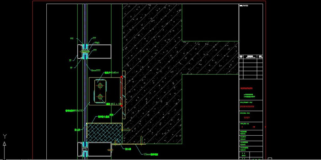 玻璃幕墙防火处理模板下载(图片编号:12149252)_节点详图CAD图纸_CAD图纸_我图网weili.ooopic.com