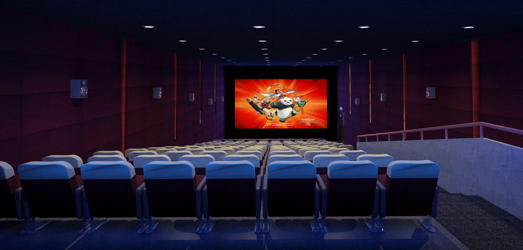 原创电影院3D模型含效果图模板下载(图片编号