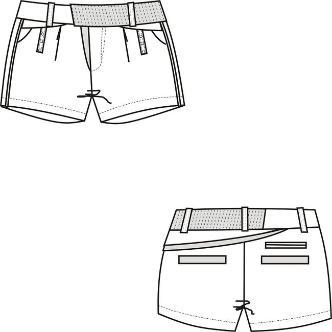 罗马短裤模板下载(图片编号:12172597)_裤装设计_女装设计_我图网weili.ooopic.com
