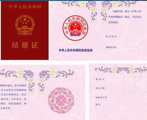 结婚证AI模板模板下载(图片编号:12181390)__