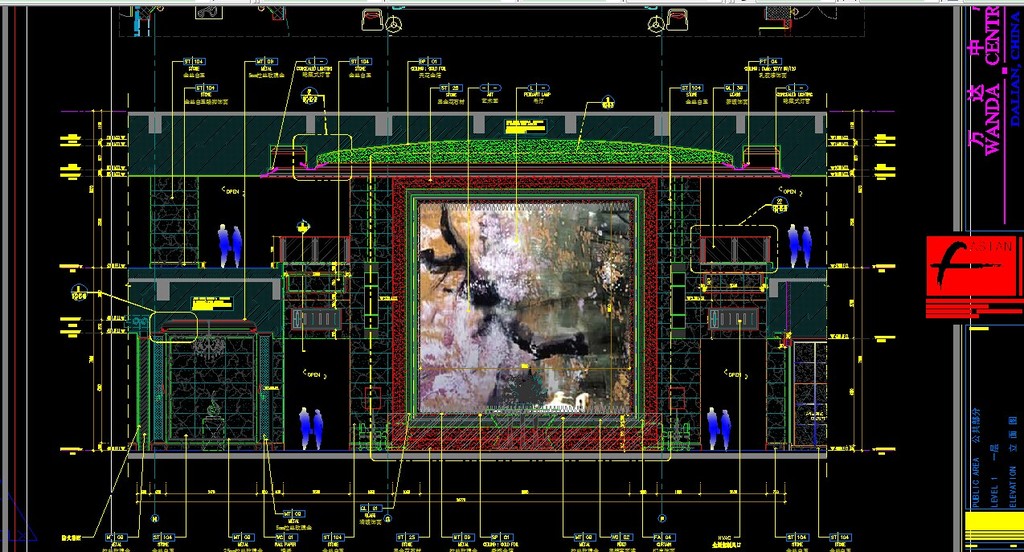 CCD大连万达康莱德竣工图模板下载(图片编号:12189533)_工装施工CAD图纸_CAD图纸_我图网weili.ooopic.com