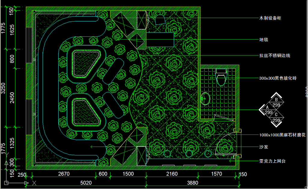 KTV包房装修CAD施工详图下载模板下载(图片编号:12190469)_工装施工CAD图纸_CAD图库_我图网weili.ooopic.com