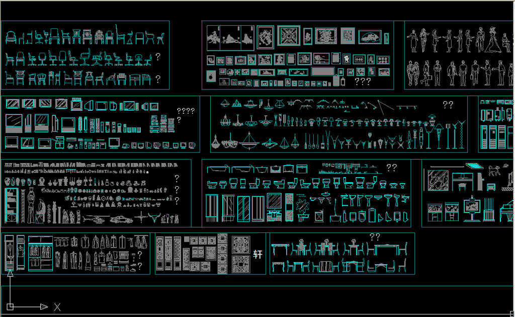 公司常用室内设计CAD图库模板下载模板下载