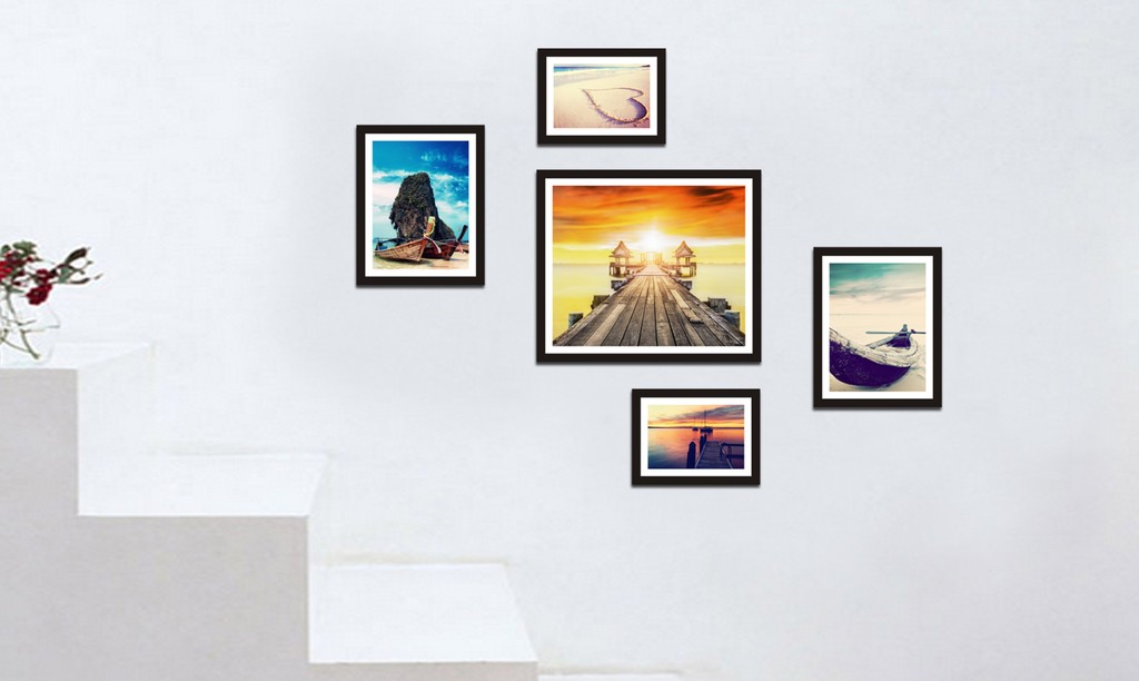 海边<em>风景照片墙</em>设计模板下载(图片编号:12202