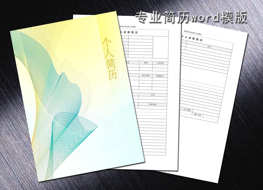 会计专业简历模板word下载模板下载(图片编号:)_求职图片