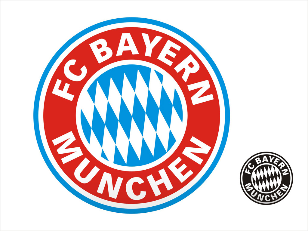 拜仁队徽德甲足球大满贯矢量分层大图模板下载