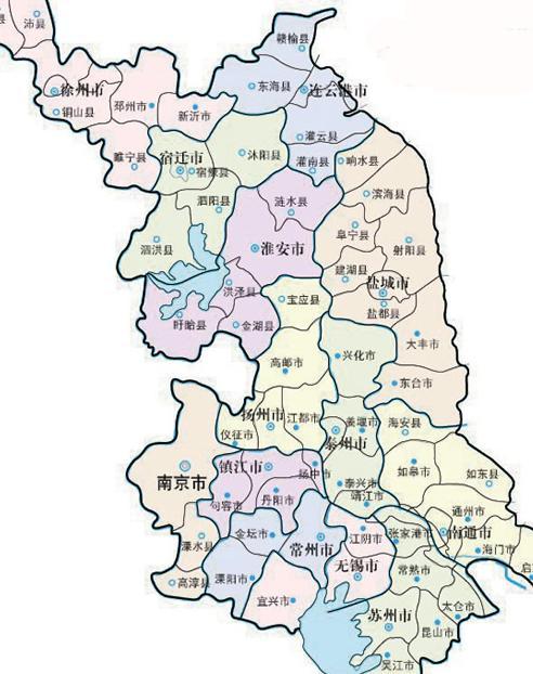 江苏省地区分布地图矢量素材模板下载(图片编号:12222366)__其他矢量图_我图网www.ooopic.com