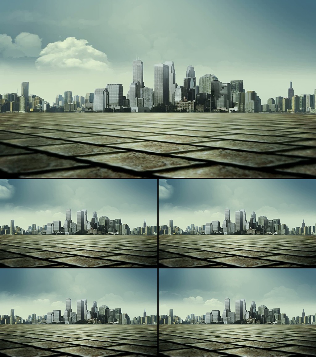 动态城市风云变化视频素材模板下载(图片编号