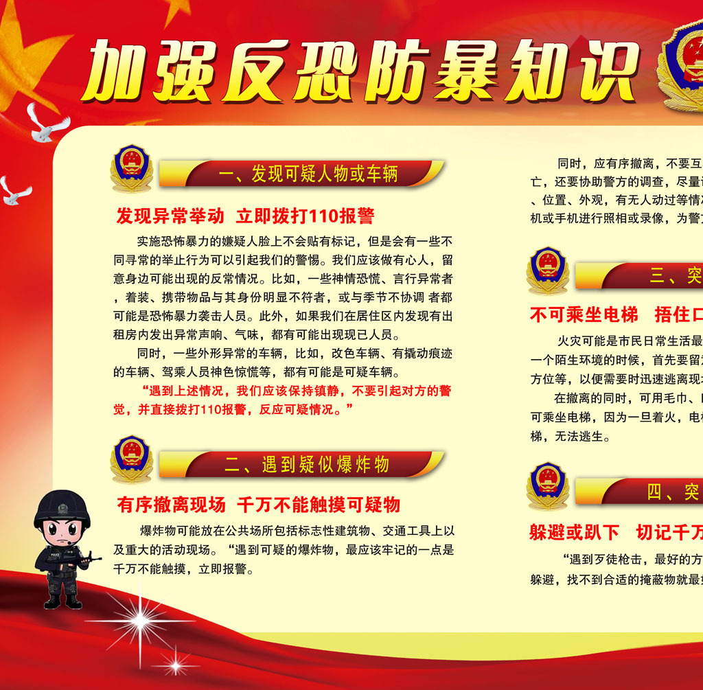 反恐防暴应急预案处置安全知识宣传展板模板下载(图片编号:12232851)_党建展板设计_展板设计_我图网weili.ooopic.com