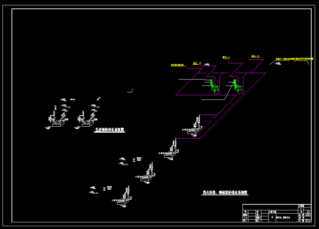 三星级宾馆消火栓泵工程设计CAD图纸模板下