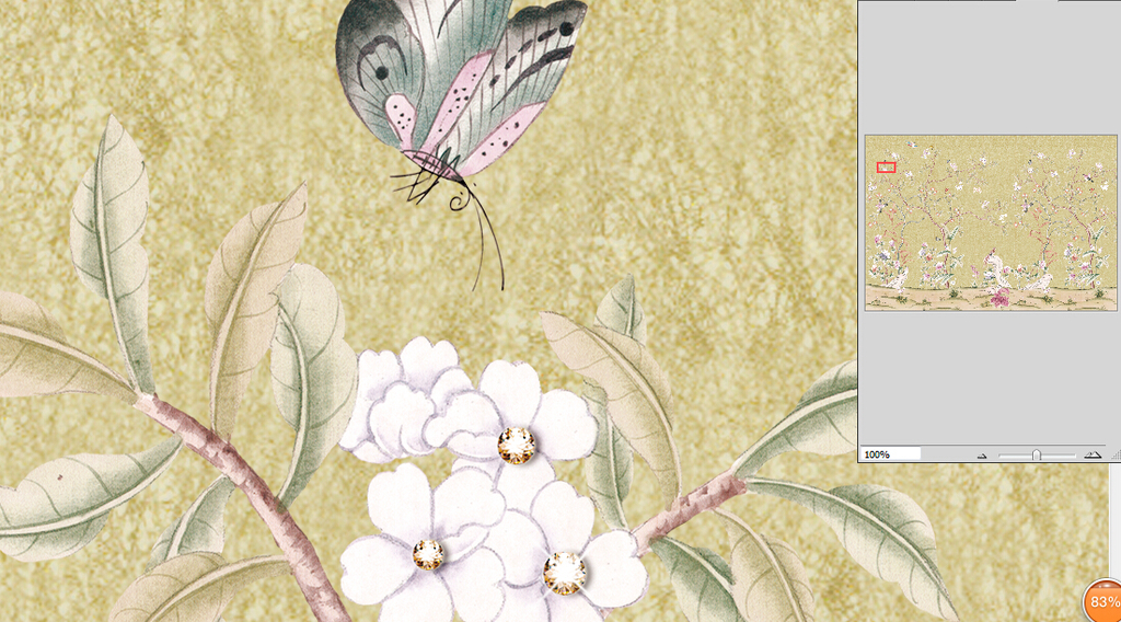 我图网提供精品流行手绘花鸟手绘壁画花鸟图素材下载,作品模板源文件可以编辑替换,设计作品简介: 手绘花鸟手绘壁画花鸟图 位图, RGB格式高清大图,使用软件为 Photoshop CS4(.psd)