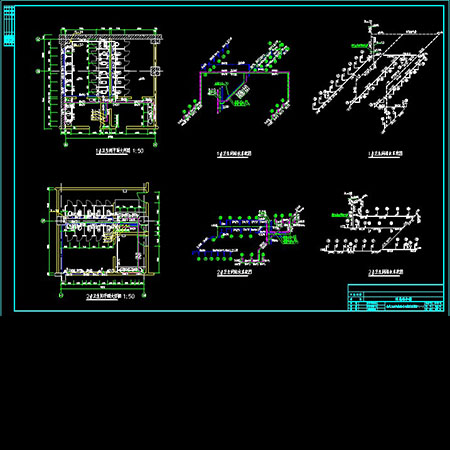 公共卫生间给排水大样及系统图模板下载(图片编号:12255965)_CAD图纸_CAD图库_我图网weili.ooopic.com
