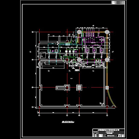 综合楼消防水泵房大样图模板下载(图片编号:1