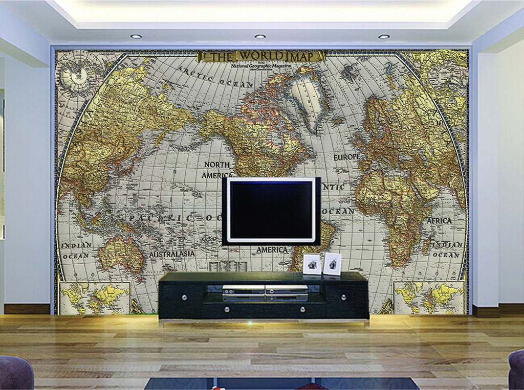 现代时尚硅藻泥金色地图模板下载(图片编号:12258620)图片