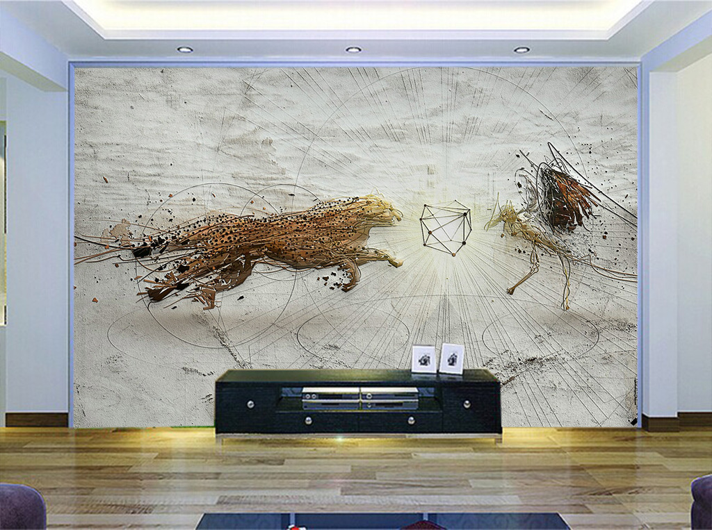 现代时尚硅藻泥背景墙模板下载(图片编号:122