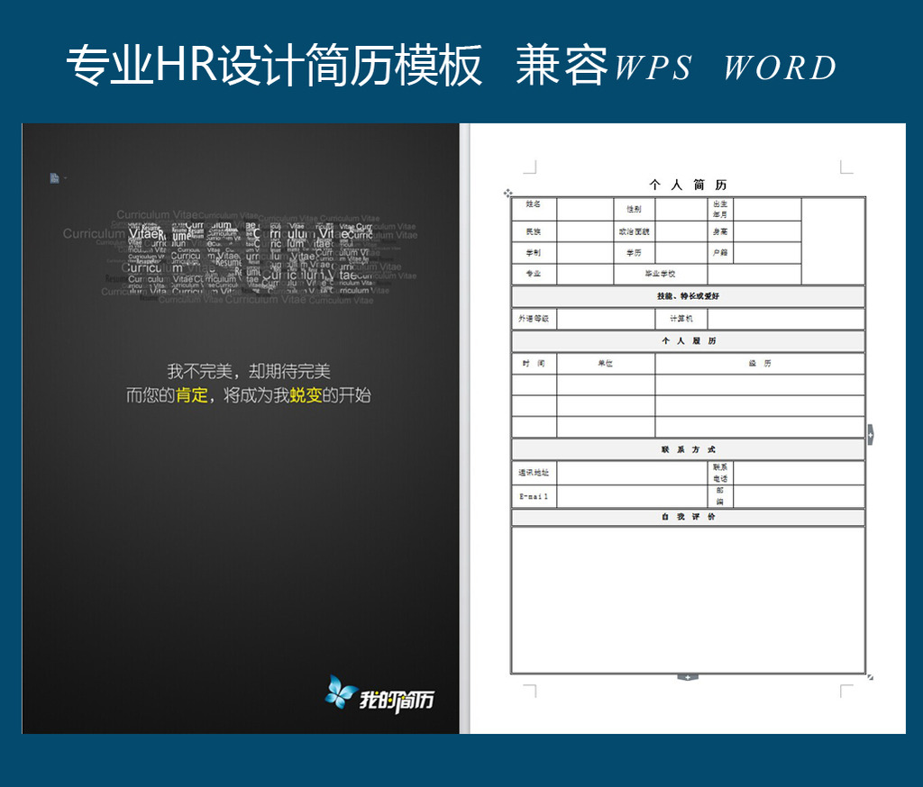 彩色个人简历 个性简历 个人简历 通用简历 大学生简历 商务型简历图片