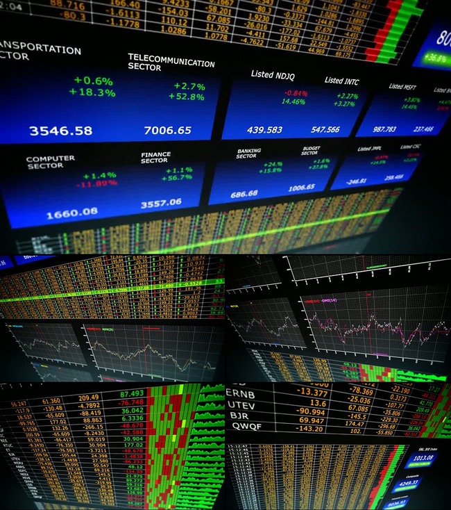 金融财经股市指数模板下载(图片编号:1226582