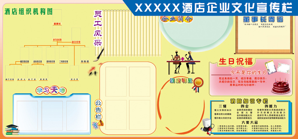 酒店企业文化宣传栏模板下载(图片编号:12271748)_企业展板设计_展板设计_我图网weili.ooopic.com