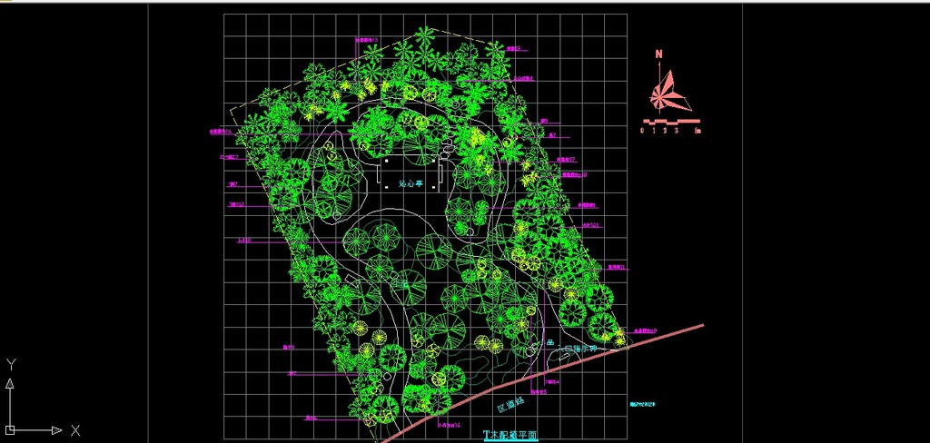 深圳园林花卉博览园莲花山公园CAD施工图模