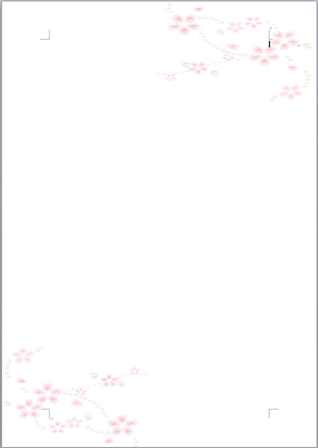 word模板 信纸背景 > 梅花图信纸背景word模板 中国最大的设计作品图片