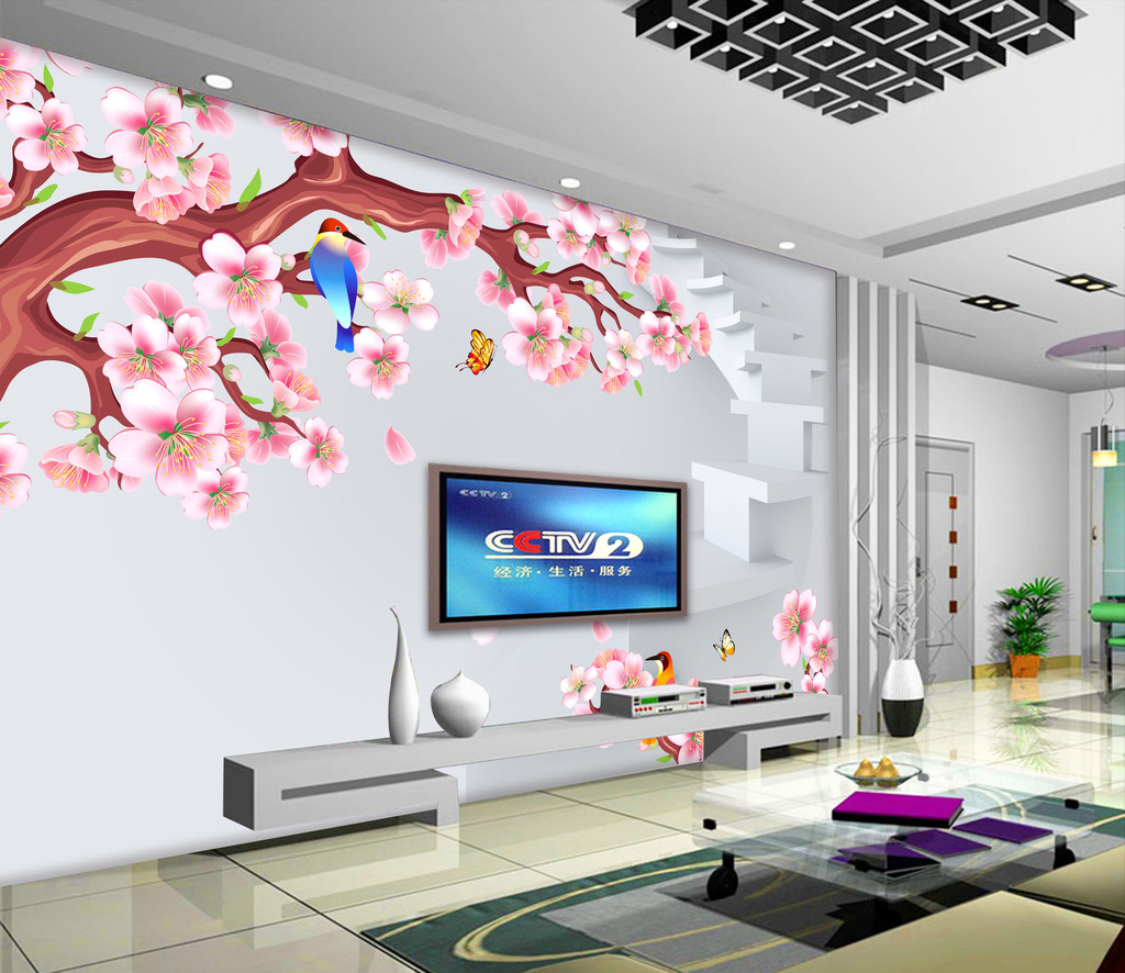我图网提供精品流行拓展空间桃花创意电视背景墙壁画素材下载,作品模板源文件可以编辑替换,设计作品简介: 拓展空间桃花创意电视背景墙壁画,模式:RGB格式高清大图,使用软件为软件: Photoshop CS5(.PSD)